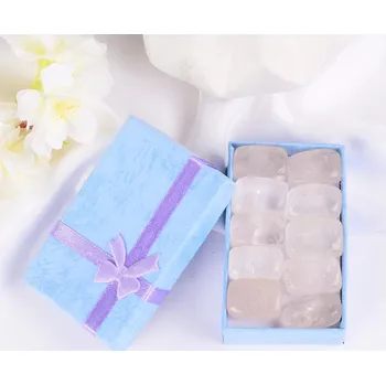 Přírodní kámen Přírodní tromlované kameny mix minerálů 10 ks | domácí dekorace 10 ks - skalní křemen