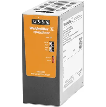 Záložní zdroj WEIDMÜLLER Modul Weidmuller PRO DC BUFFER 24V 20A 2786240000