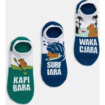 Pánské ponožky Bavlněné ponožky Medicine 3-pack pánské, více barev RS25.LGM901 vícebarevná MLA, vel. 43/46