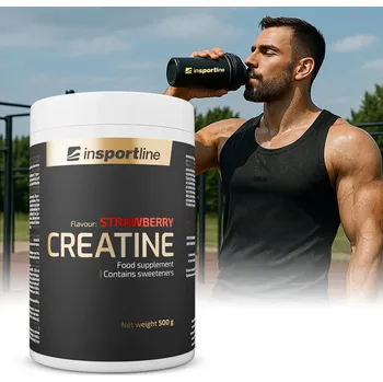 Kreatin inSPORTline Doplněk stravy Kreatin 500g jahoda