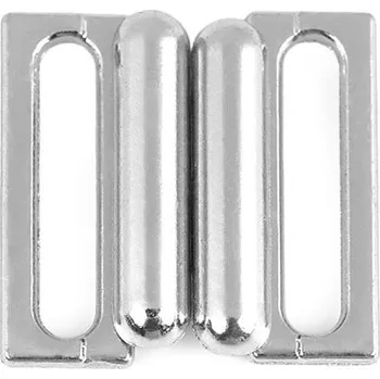 Plavkové zapínání šíře 14 mm kovové, barva 1 nikl