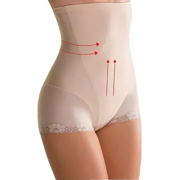 Kalhotky Stahovací kalhotky s krajkou Violetta béžové M