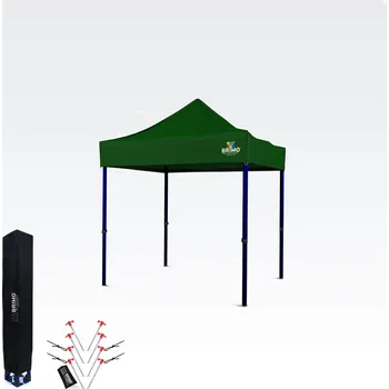 Zahradní stan Rozkládací stánek 2x2m: Ocel 45mm, 100% Nepromokavý Zdarma: 8 kolíků a ochranný návlek + 5 letá záruka!