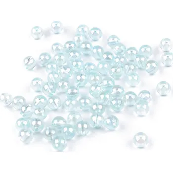 Korálek Plastové korálky duhové Ø6 mm