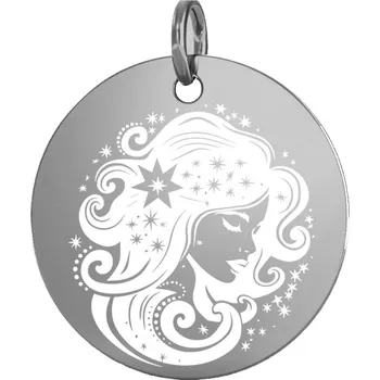Přívěsek Stříbrný přívěsek zvěrokruh panna 15 mm