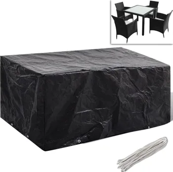 Krycí plachta zahrada-XL Plachta na zahradní nábytek s 8 očky 180 x 140 x 90 cm 41640