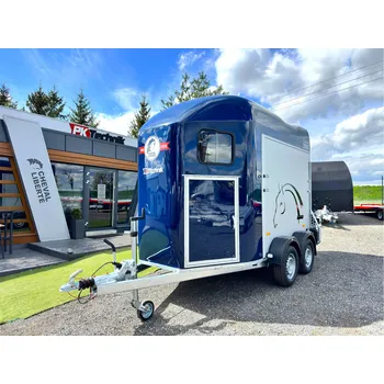 Přívěs pro přepravu koně a skotu Přívěs pro koně CHEVAL LIBERTE ORIGINS ALU®, MODRÝ, sedlovna