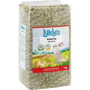 Krmivo pro hlodavce 4kg Lillebro luční seno malá zvířata
