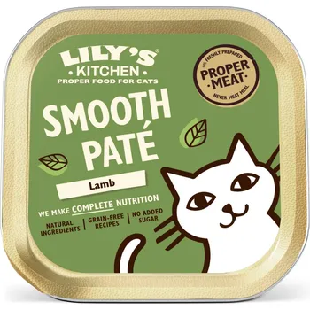 Krmivo pro kočku 38x85g Lily's Kitchen Smooth Paté Selection pro kočky - jehněčí - výhodné balení