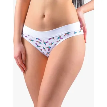 Kalhotky Kalhotky Disco XVII - bílá fialová - 42/44