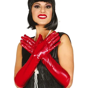 Karnevalový doplněk GuircaČervené rukavice 44cm