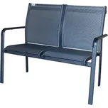 Doppler EXPERT PLUS antracit - zahradní hliníková dvousedadlová lavice