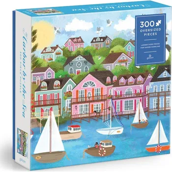 Puzzle Galison Puzzle Přístav u moře Joy Laforme 300 dílků