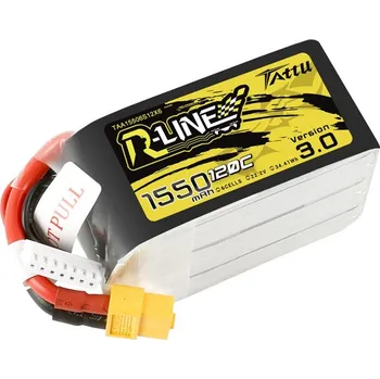 RC vybavení GENS ACE LIPO TATTU R-Line FPV serie - 6S 1550mAh 22,2V 6S1P (120C) Version 3.0