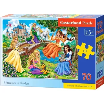 Puzzle Puzzle Castorland 70 dílků premium - Princezny na zahradě