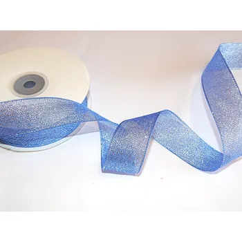 Stuha Stuha lurexová metalická, WB7005, šíře 25 mm/ návin 32 m