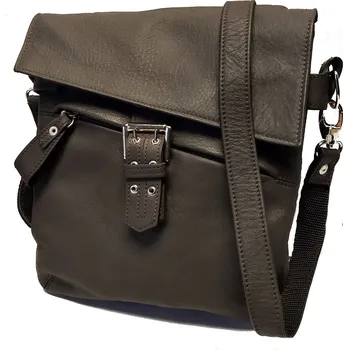 Sněžka Náchod 5085 kožená dámská kabelka šedohnědá