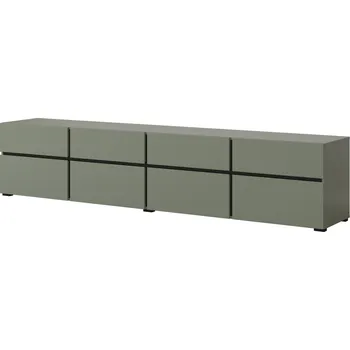 Komoda Televizní komoda CROSS (typ 40) Pine green/černá