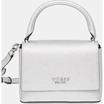 Kabelka Guess FEDANA stříbrná barva, HWZM96 43200 HWZM96.43200 SLV, vel. ONE SIZE