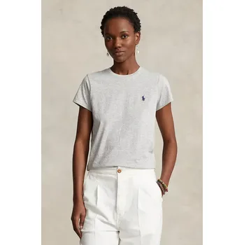 Pánské tričko Bavlněné tričko Polo Ralph Lauren 211898698 šedá 09X, vel. L