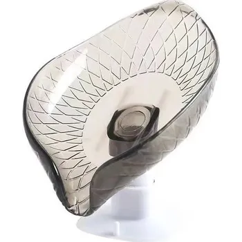 Mýdlenka Super odkapávací mýdlenka s přísavkami do koupelny | mýdlenka, koupelnový držák - Šedá-c