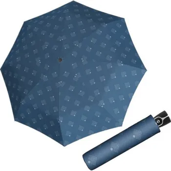 Deštník Doppler Fiber Magic Night Sky Blue - dámský plně automatický deštník