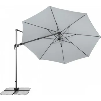 Slunečník Derby RAVENNA 330 cm – velký zahradní výkyvný slunečník s boční tyčí : Desén látky - 827