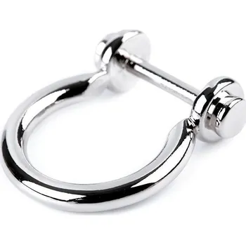 Pratelný designový průvlek 17 mm, barva 1 nikl
