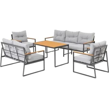 Zahradní sestava Doppler CORTONA - zahradní 5-dílná sedací souprava