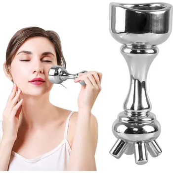 Masážní přístroj inSPORTline Kovový masážní hříbek a baňka 2v1 Strian