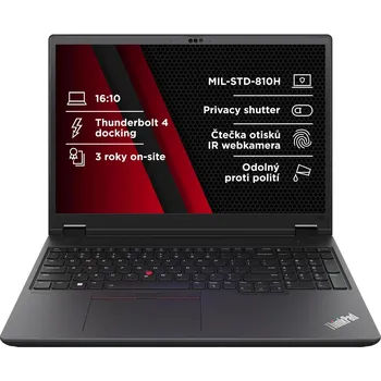 Notebook LENOVO NTB ThinkPad/Workstation P16v G2 - Ultra7 155H,16" WUXGA,32GB,1TBSSD,IRcam,W11P 21KX000BCK