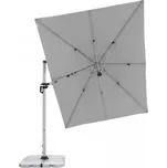 Doppler ACTIVE 350 x 260 cm – výkyvný zahradní slunečník s boční tyčí : Desén látky - 827