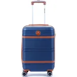 Malý palubní kufr do letadla s expandérem ABS 40 l Worldline 629 tmavě modrá