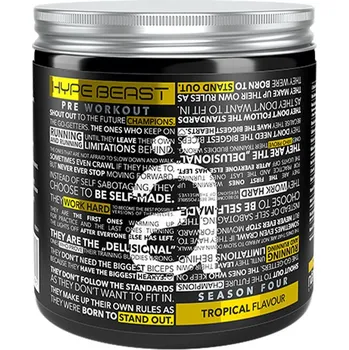 Anabolizér Nanosupps Näno Supps Hype Beast 320 g Příchuť: Tropické