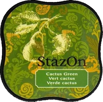 Tsukineko voděodolný inkoust StazOn Midi, cactus green