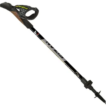 Nordic walkingová hůl Fizan NW Revolution PRO + Grey / Beige velikost rukaviček S a L nordic walking hole - Velikost rukavičky: S a trekové poutka