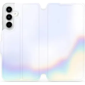 Pouzdro na mobilní telefon Flipové pouzdro Mobiwear - Samsung Galaxy A35 5G - VP64S Perleťový odstín - VÝPRODEJ (Knížkové flip pouzdro, obal, kryt na mobil Samsung Galaxy A35 5G - VP64S Perleťový odstín, materiál Umělá kůže + TPU - ochrana 360°, stojánek, silikonová vanička,)