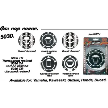 Samolepicí dekorace na vozidlo PROGRIP víčko plnicího otvoru PG5030 karbonové KAWASAKI (PROGRIP víčko plnicího otvoru PG5030 karbonové KAWASAKI)