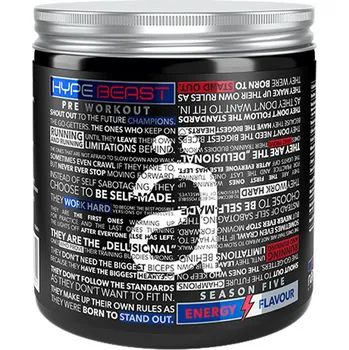 Anabolizér Nanosupps Näno Supps Hype Beast 320 g Příchuť: Energy Drink