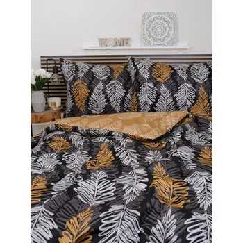 Povlečení MKLuzkoviny.cz Prodloužené saténové povlečení - Zoe 140 x 200, 70 x 90 cm nitěné knoflíky