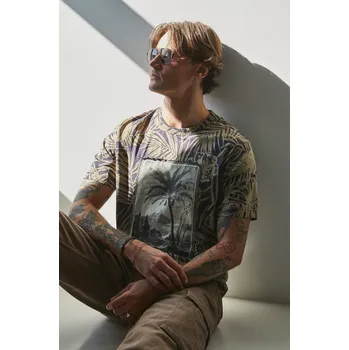 Pánské tričko Tričko Medicine pánské, šedá barva RS25.TSMA27 GRA, vel. S