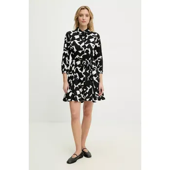 Dámské šaty Šaty Answear.LAB černá barva, mini 63356.1340.flk 99X, vel. M