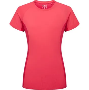Rab Women's Trail Tee, Hibiscus/Watermelon - dámské funkční tričko M