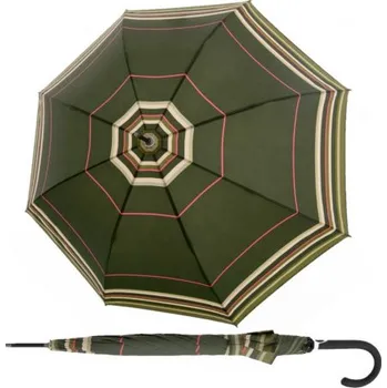 Deštník Doppler Fiber Flex AC Camoustripe - dámský holový vystřelovací deštník