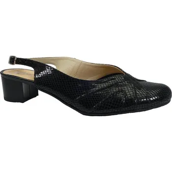 Dámské sandále Letní vycházková obuv, De-Plus, šíře G 1/2, F-225 černá: Černá Ostatní kůže 27,3 42 G 1/2 - lehce rozšířená (16319-16319)