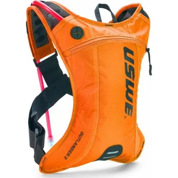 Zavazadlo na motocykl batoh ENDURO OUTLANDER 2, USWE - Švédsko (oranžová, objem 2 l, hydrobag 1,5 l)