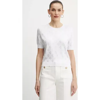 Pánské tričko Tričko Guess JASMINE W5GR05.Z3D60 bílá 00X, vel. S