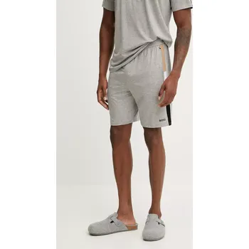 Pánské kraťasy Šortky BOSS šedá barva, 50540624 09X, vel. S