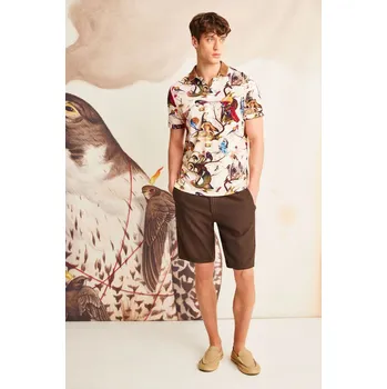 Pánské tričko Polo tričko Medicine pánské, béžová barva RS25.POM850 08A, vel. S