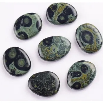 Přírodní čakrové kameny 30x22x7 mm | energetický krystal, duchovní energie 7 ks - kambaba